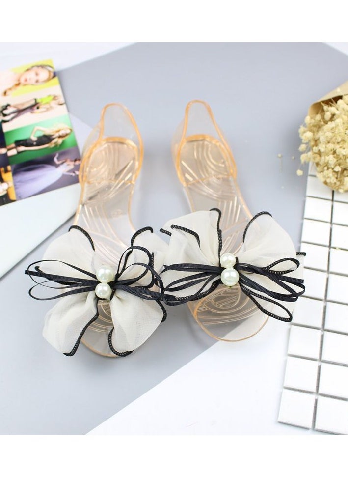 KUYING New Fashion Outgoing Flat Bottom Slippers  - Image 1