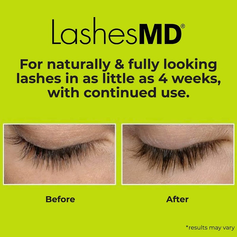 LashesMD Eyelash Growth Serum & Eyelash Conditioner for Naturally Fuller Looking Eyelashes and Eyebrows In As Little As Four Weeks - Image 4