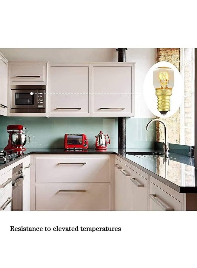 لمبات مصباح الملح ، 15 واط E14 للفرن 300 درجة مئوية ، ثلاجة ، جهاز متعدد الأغراض SES المصابيح المتوهجة عكس الضوء ، مصباح ميكروويف صغير مقاومة درجات الحرارة العالية E14 الهيمالايا الملح كريستال مصباح - Image 5