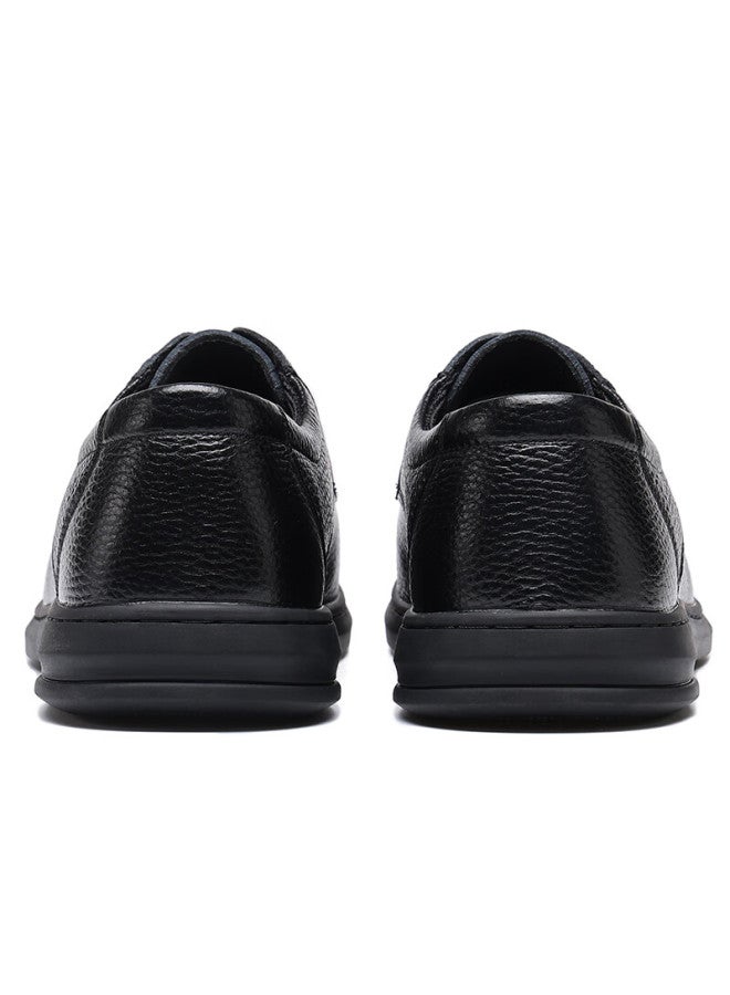 Egchi Men'S Business Casual Leather Shoes Hollow Breathable Round Toe Shoes J6627-2 Hollow 44 - Image 5