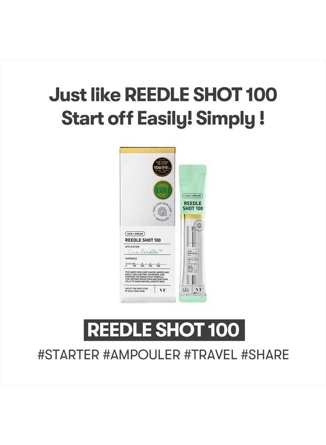 VT COSMETICS CICA Reedle Shot Ampouler | for Hydrated Skin 0.067Fl Oz*7 Pcs (2ml*7) - Image 3