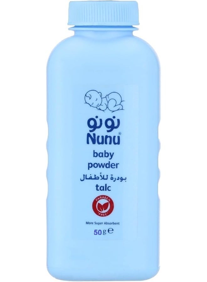 Nunu Baby Powder Talc (multi color) 50G - Image 1