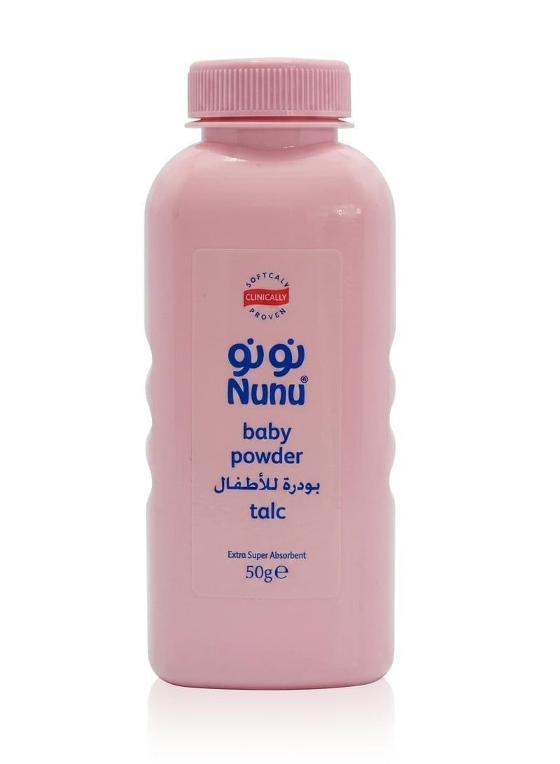 Nunu Baby Powder Talc (multi color) 50G