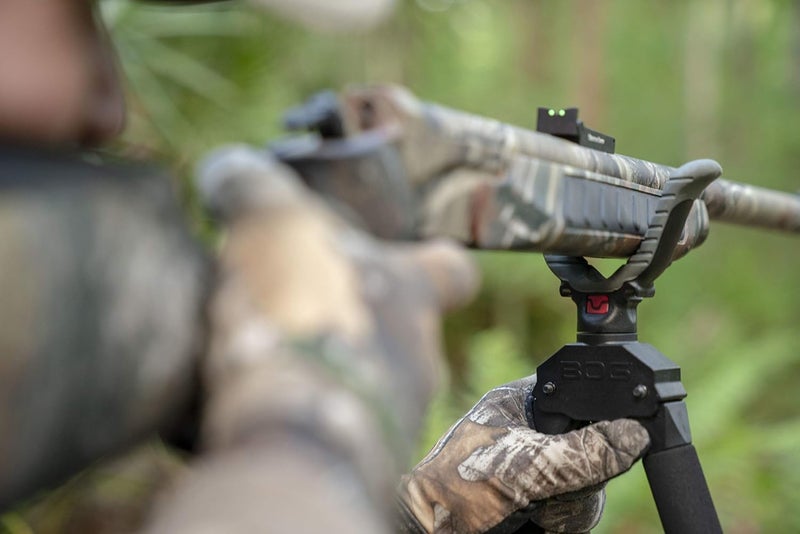 Bog Havoc Family with Universal Shooting Rest, Twist Lock Legs, Lightweight Aluminum Construction, Foam Grips for Shooting, Hunting, and Outdoors - Image 1