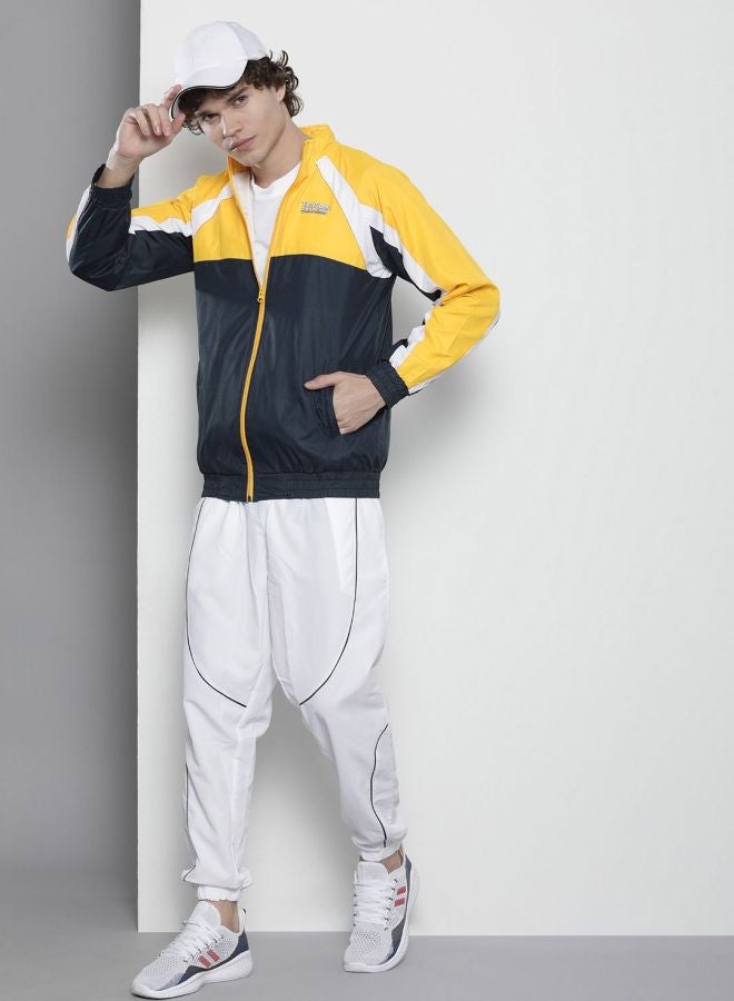 The Indian Garage Co Men Regular Fit Printed Round Neck Long Sleeves Windcheater - Image 4