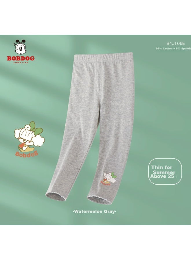Babu Bean Children's Leggings Spring And Summer Girls' Pants Little Girls Can Wear Cotton All-match Long Pants Spring New Pants - Image 1