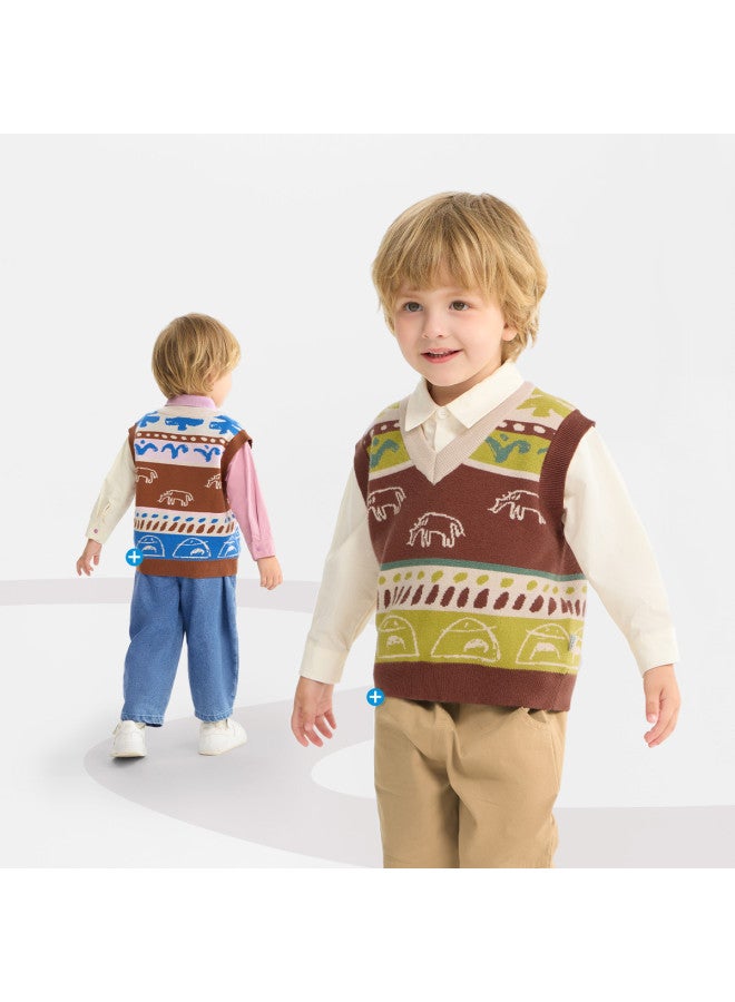 Baby Vest Boys Sweater Autumn 2025 New Kids Warm Girls - Image 3