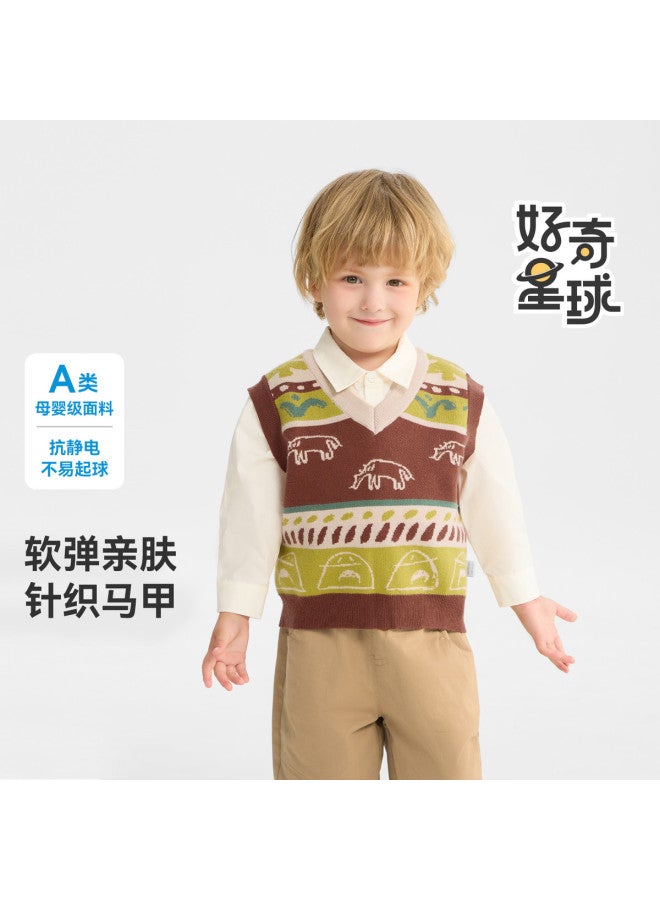 Baby Vest Boys Sweater Autumn 2025 New Kids Warm Girls - Image 2