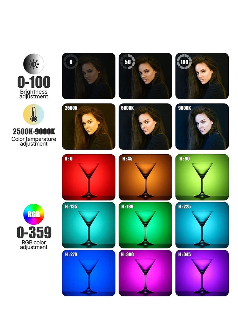 Ulanzi 3 in 1 Portable Set Mini Fill Light LED Panel VL49 Magnetic Attraction For Selfie Video Tiktok Vlog Live Broadcast Youtuber Product Shooting Picture - Image 3