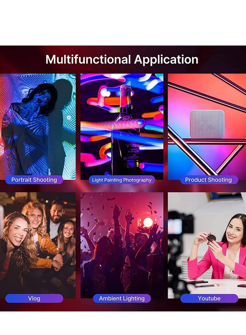 Ulanzi 3 in 1 Portable Set Mini Fill Light LED Panel VL49 Magnetic Attraction For Selfie Video Tiktok Vlog Live Broadcast Youtuber Product Shooting Picture - Image 2