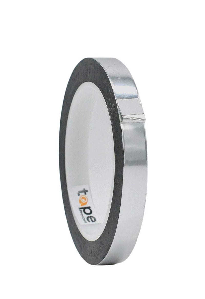 WOD Tape WOD MPFT2 Silver Metalized Polyester Mylar Film Tape with Acrylic Adhesive, 3/4 inch x 72 ft. Vibrant Mirror Silver Tape, Decor Tape for Detailing Accent Wall, Graphic Arts, Car and Boat Trim - Image 1