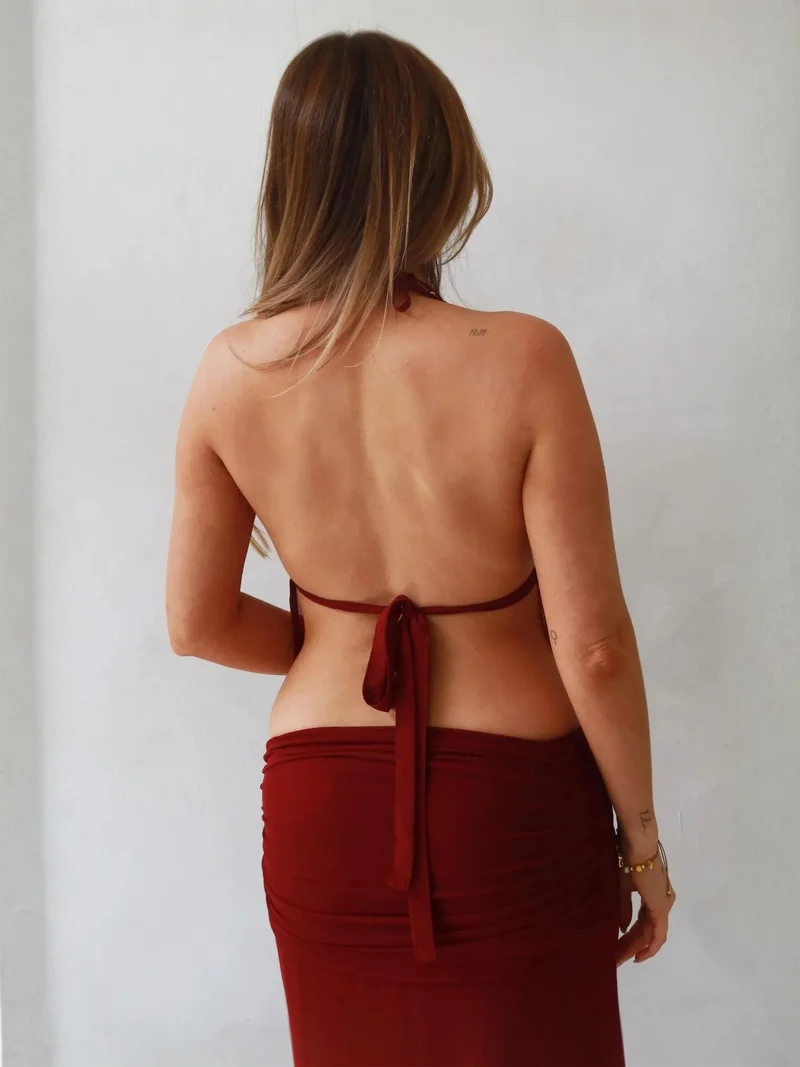 HICCUP Gabrielle Deep V-Neck Blouse