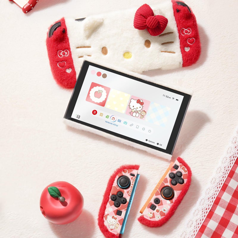 Kuitmor Plush Protective Case for Switch 2, Kawaii Protective Shell Hard PC Slim Cover Case Compatible with Switch 2025 Game Console and Joystick Controller - HLK - Image 5