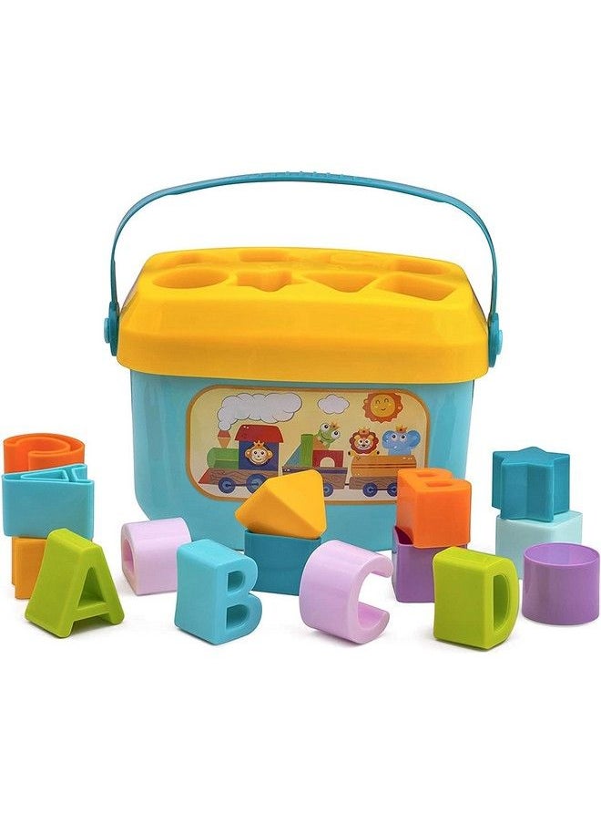 Rylan - Baby Plastic First Block Shapes&Sorter 16 Blocks Abcd Blocks With Other Shapes Toys For 6 Months To 2Years Old Toys For 1 Year Old Kids Toys For Kids Toys For Boys Toys For Girlsmulti Color - Image 1