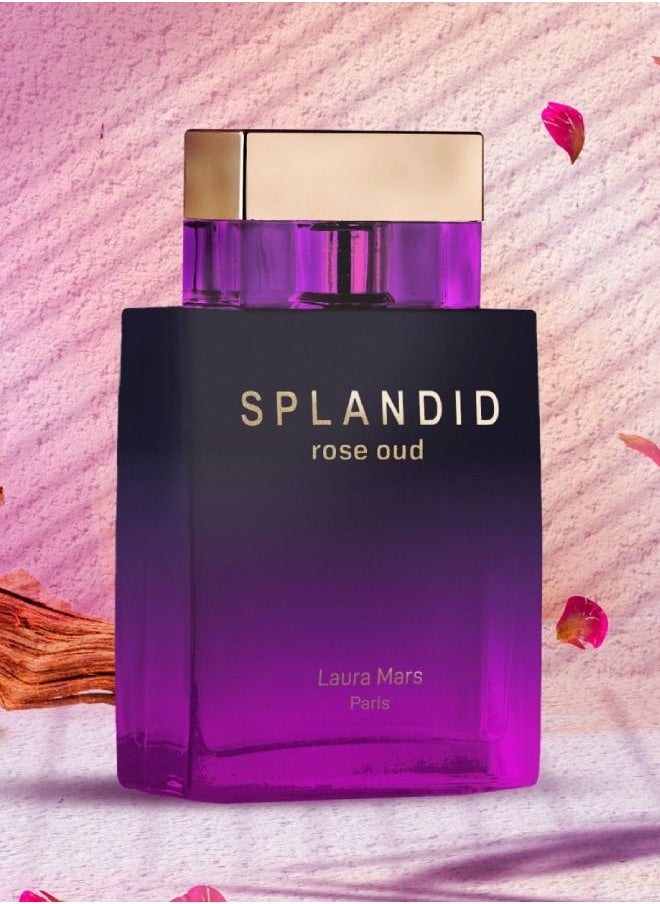 Laura Mars - 10 Pieces Splandid Rose Oud Paris Perfume 100ml EDP - Image 1