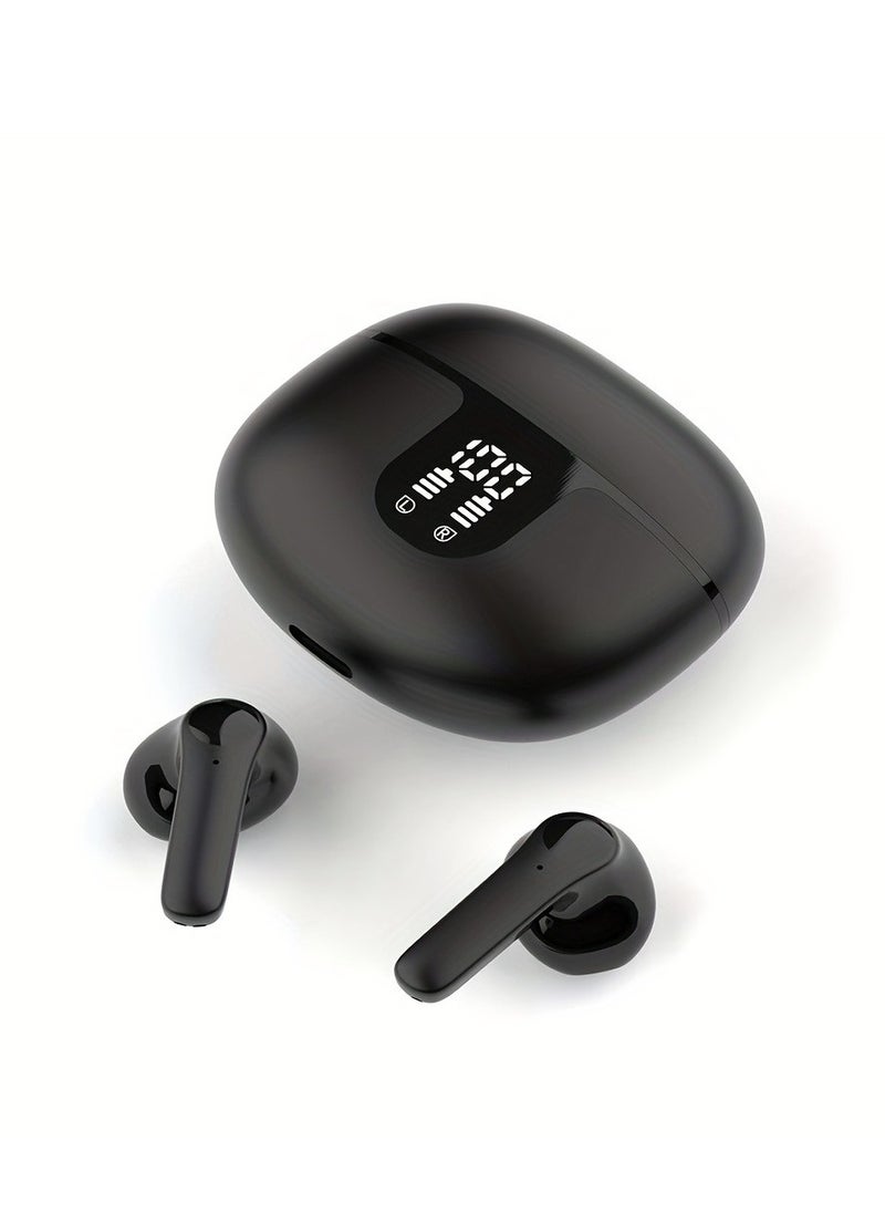 Generic Wireless Earbuds 60 Hours Playback Earbuds Sport Headphones with Wireless Charging Case and LED Power Display Microphone Earphones for Android Phones  - Image 2