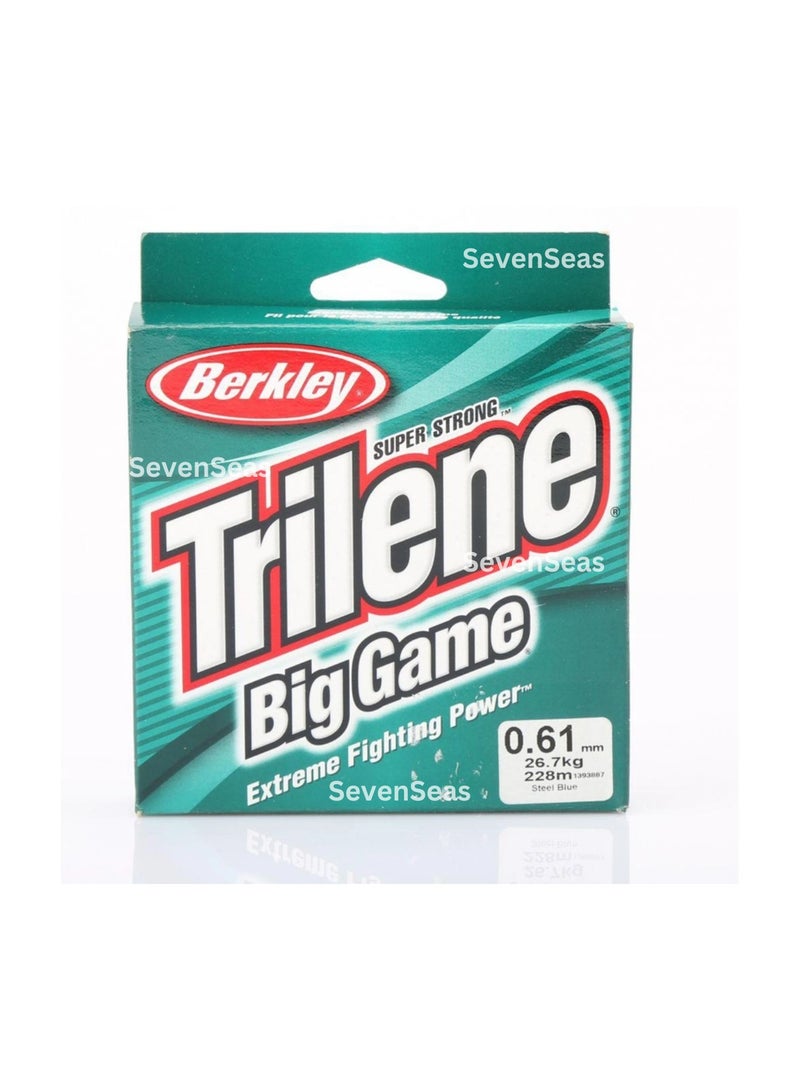 بيركلي خط صيد بيركلي سوبر سترونج ترايلين بيج جيم - بكرة بحجم ٣٠٠ ياردة - فضي