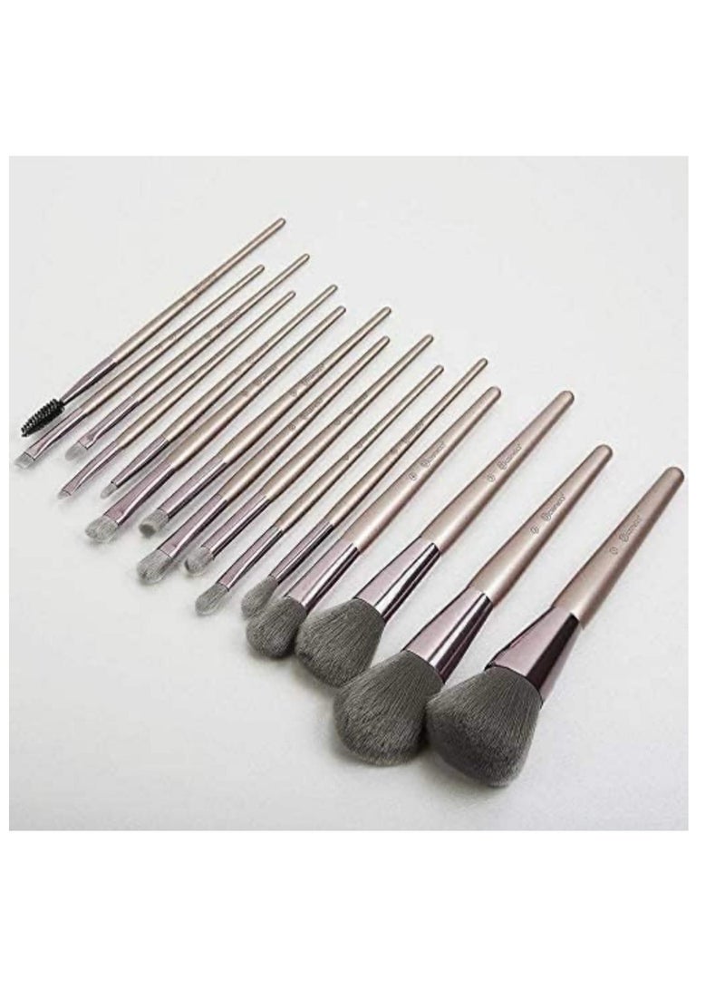 Lavish Elegance 15 Piece Brush Set With Cosmetic Bag - Image 3