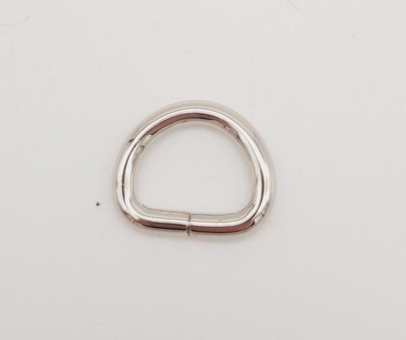 Angel Çanta Aksesuar Angel Bag Accessory D Ring 1.3 cm Silver 1 Piece - Image 1