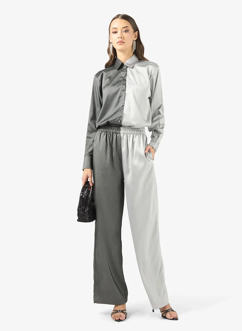 Golden Apple  Color Block 2Pcs Set for Women | Best Price UAE