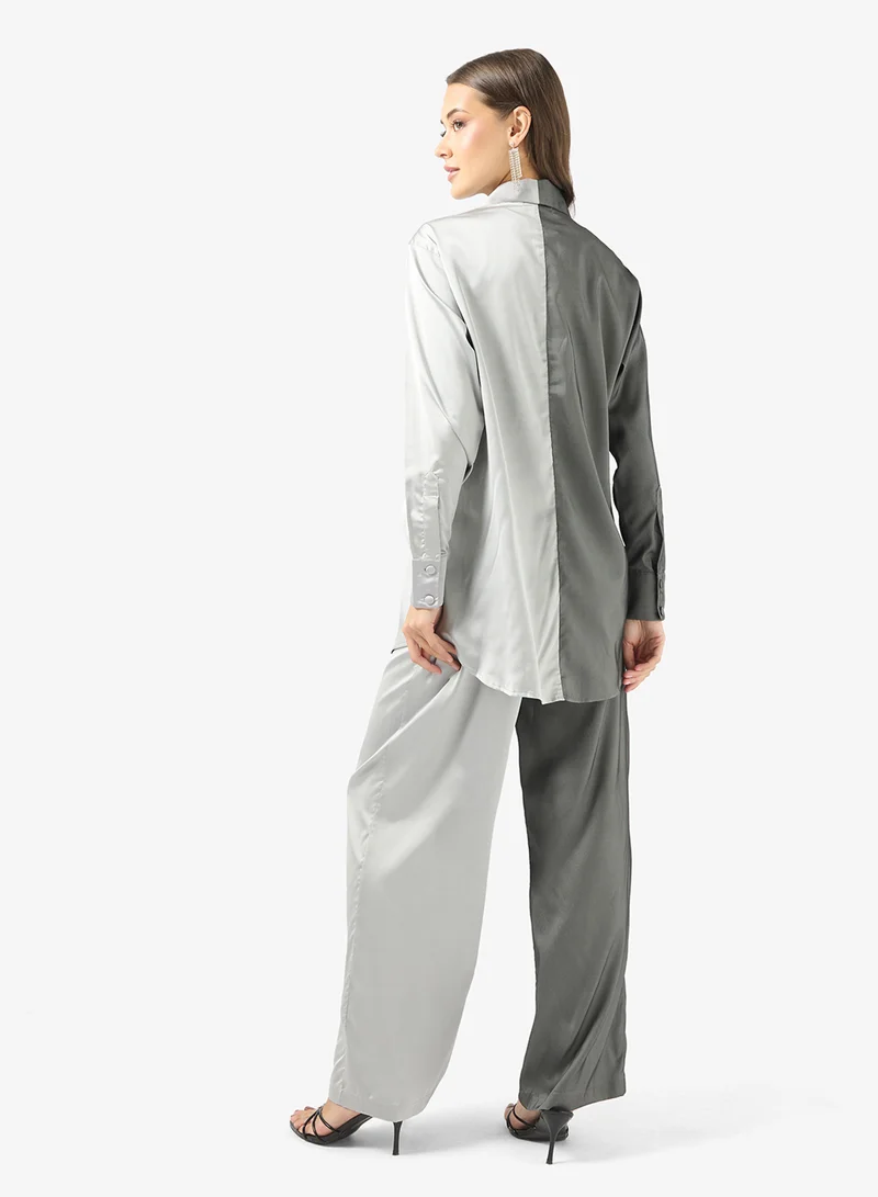 جولدن ابل طقم قطعتين بألوان متضاربة