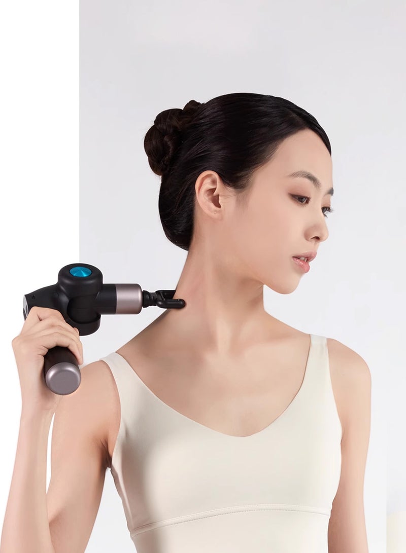 ROTAI Premium Foldable Deep Tissue Percussion Massage Gun – 6-in-1 with Brushless Motor, Heating Head & Aerospace-Grade Alloy Body – Ultimate Muscle Therapy & Recovery | Awaken Your Purer Self - Image 5
