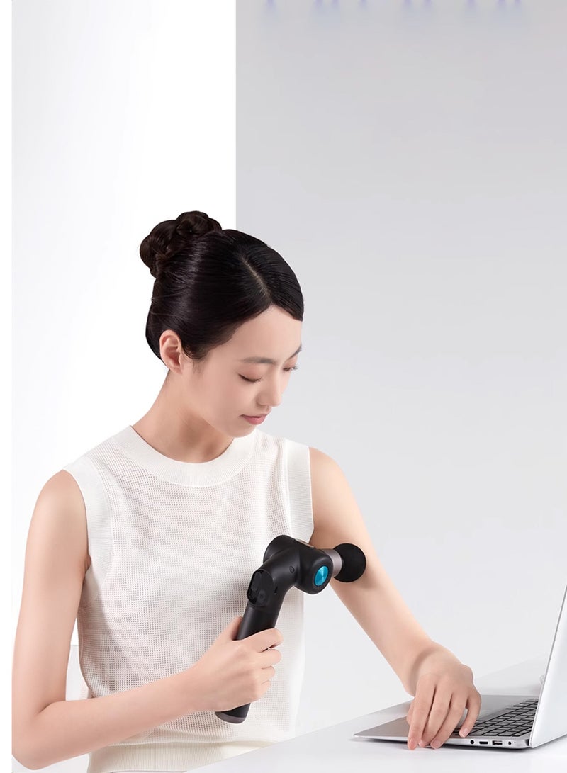 ROTAI Premium Foldable Deep Tissue Percussion Massage Gun – 6-in-1 with Brushless Motor, Heating Head & Aerospace-Grade Alloy Body – Ultimate Muscle Therapy & Recovery | Awaken Your Purer Self - Image 3