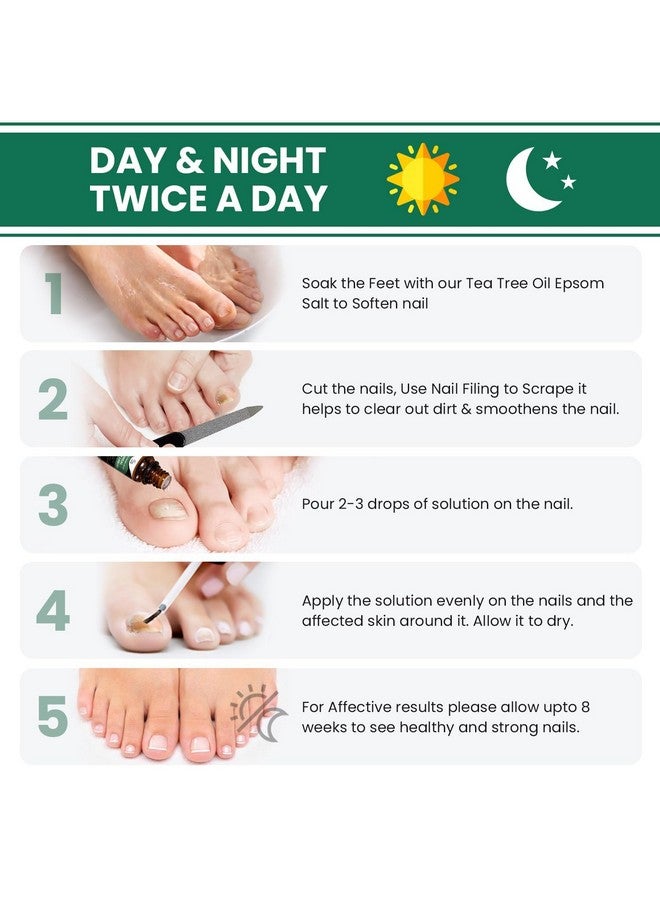 Foot Cure Toenail Renewal Solution Extra Strength Care for Toe Nail & Fingernails - Nail Repair Solution for broken, Discolored Nails - Renews Damaged Cracked Ingrown Toenail Made In USA 0.50 Fl Oz - 2 Pack - Image 5
