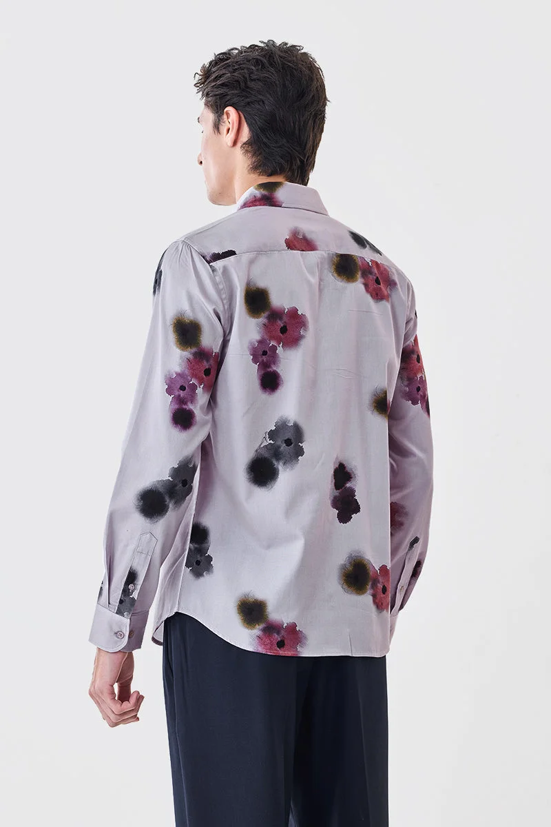 Snitch  Floral Slim Fit Luxe Shirt for Men | Best Price UAE