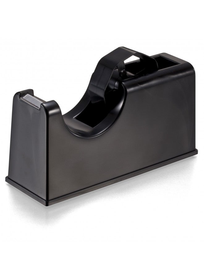Officemate 2-in-1 Heavy Duty Tape Dispenser 1-Inch and 3-Inch Core, Black (96699) - Image 3