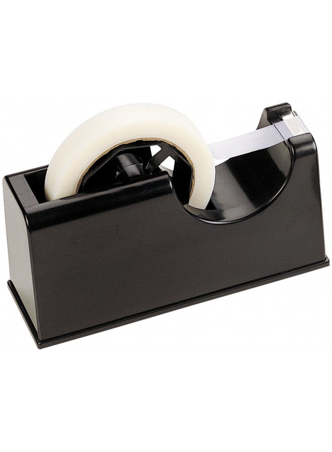 Officemate 2-in-1 Heavy Duty Tape Dispenser 1-Inch and 3-Inch Core, Black (96699) - Image 1