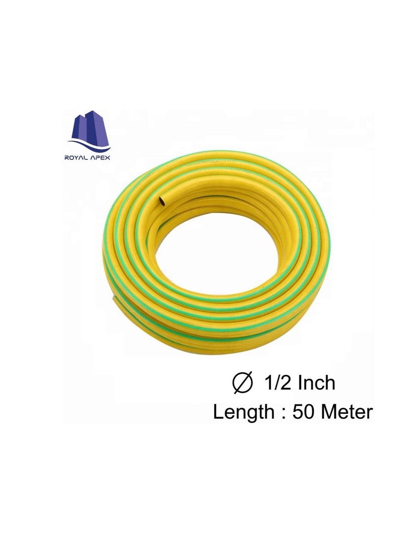 Generic Garden Hose | Light Weight Durable Hose Pipe, Best Choice for Watering and Washing, Great for Industrial or Domestic Use in Your Yard or Garden (1/2 Inch - 50 Meter)  - Image 3