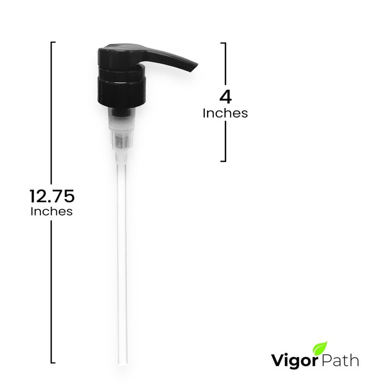 vigor path Universal Shampoo/Conditioner Dispenser Pump for Bottles, Leak Proof, Pump Top Fits 1 L/33.8 oz Bottles, 28/410 Neck Size, Variety Pack of 2 (Includes Black and White Pumps) - Image 5