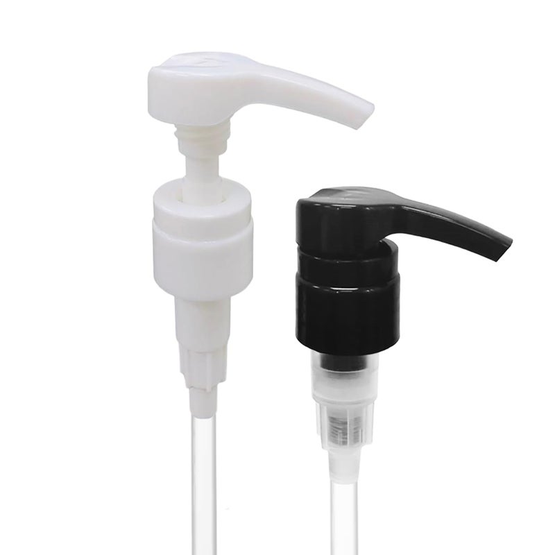 vigor path Universal Shampoo/Conditioner Dispenser Pump for Bottles, Leak Proof, Pump Top Fits 1 L/33.8 oz Bottles, 28/410 Neck Size, Variety Pack of 2 (Includes Black and White Pumps) - Image 2