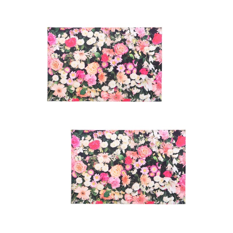 2pcs Household Hanging Cloth Flower Tapestry Wall Background Cloth Home Decoration - Image 1
