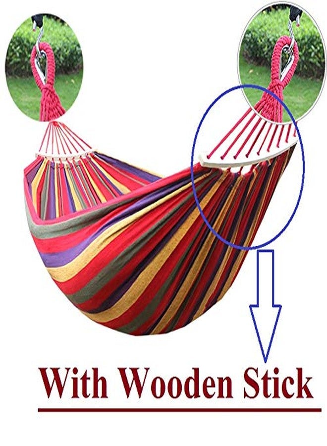 Vruta Camping, Canvas Double Swing Bed, Hanging Hammock Chair - Image 3