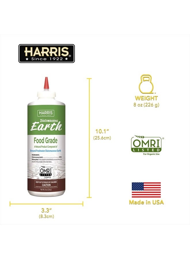 Harris تراب الدياتومي من الدرجة الغذائية، نصف رطل مع طرف نفخ سهل التطبيق - Image 5