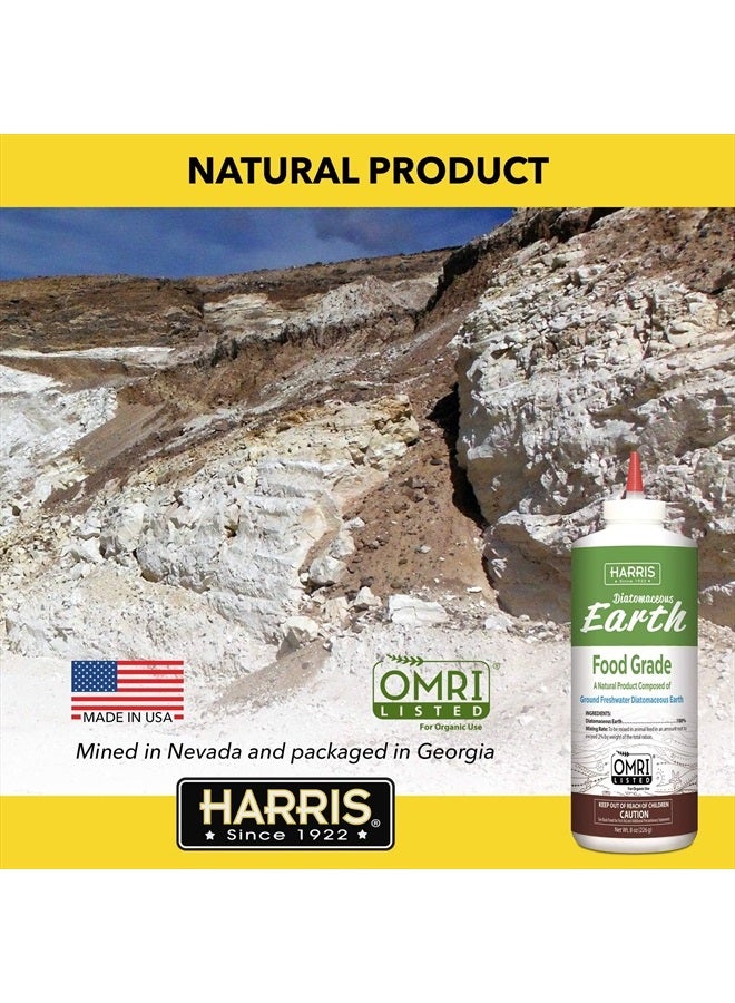 Harris تراب الدياتومي من الدرجة الغذائية، نصف رطل مع طرف نفخ سهل التطبيق - Image 2