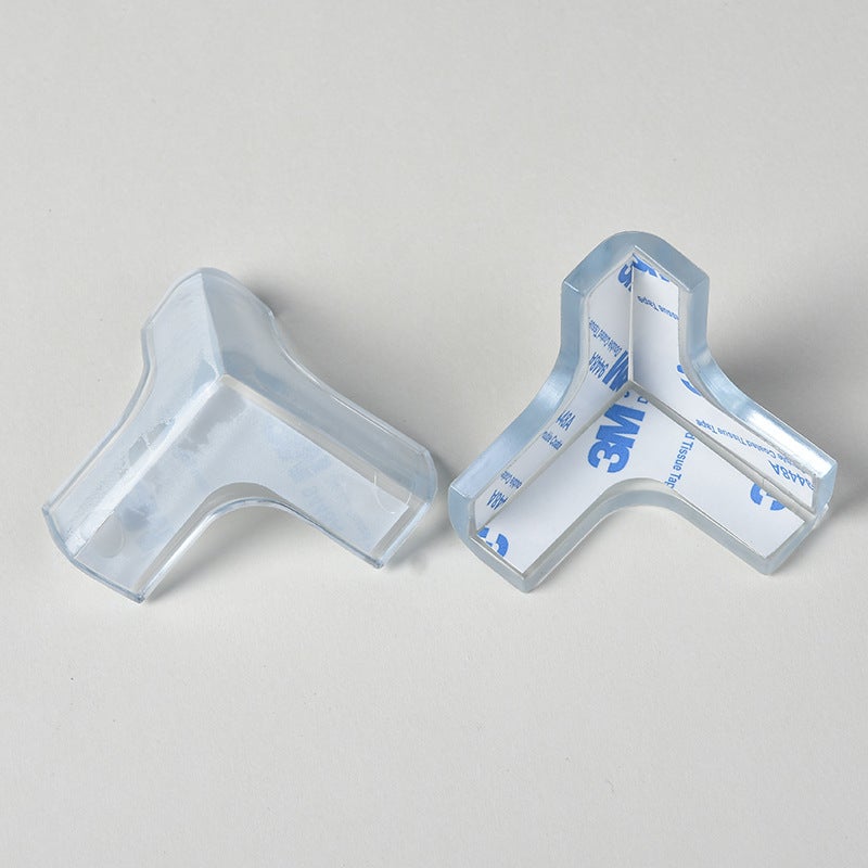 Silicone Anti-collision Corner Childrens Transparent Anti-collision Corner Table Corner Anti-collision Corner Protector Baby Safety Protective Cover Anti-collision Corner Protector Three-dimensional T-angle Three-dimensional T-angle