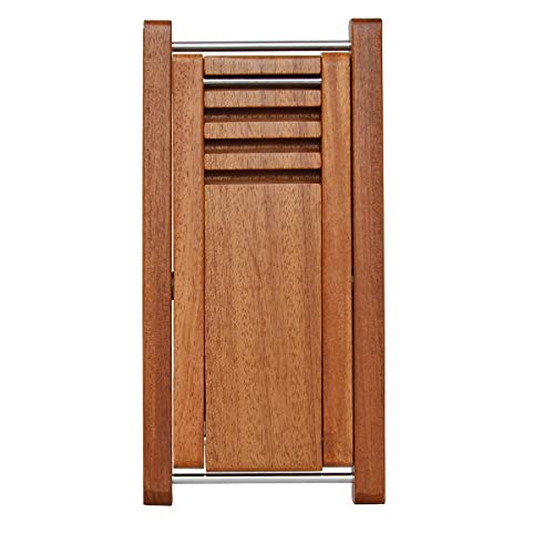 PUNK Guitar Footstool Solid Wood Guitar Pedal Guitar Foot Rest Stool Pedal 4-Level Adjustable Folding Wood Footstool Pedal - Image 4