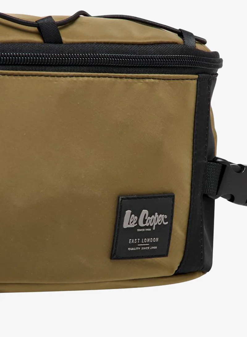 Lee Cooper GREEN Men's Solid Polyester Waist Bag for Men | Best Price UAE