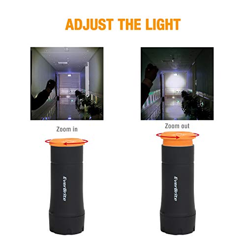 EverBrite 2-in-1 Mini Lanterns and Flashlights with 3 Modes, 2 Pack Portable Outdoor LED Zoomable Torches, Camping Essentials for Hurricane, Hiking, Night Walking, Emergency - Image 2