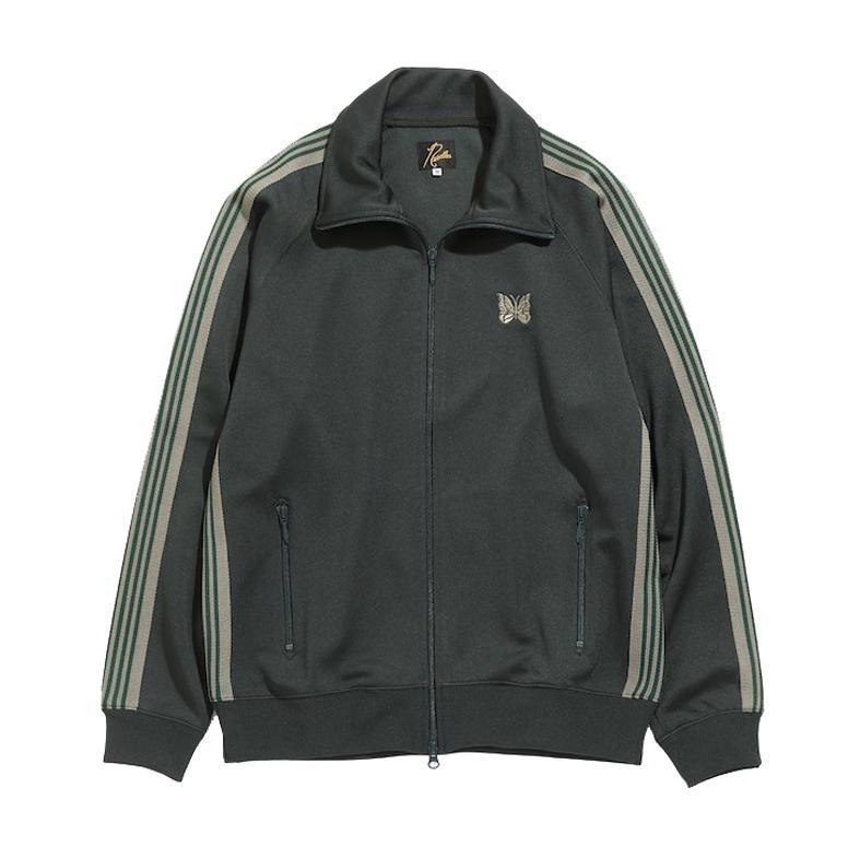 Needles Creates Embroidered Butterfly Zipper Sports Side Stripesd Jacket Casual Stand Collar Jacket For Men And Women - Image 5
