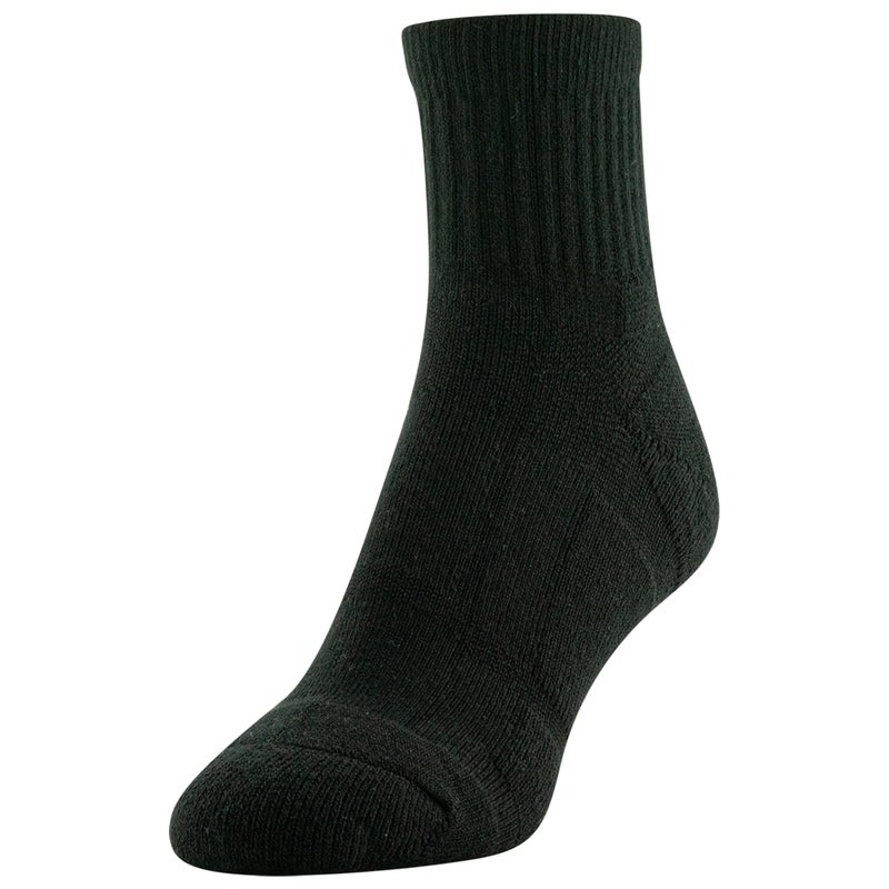 GOLDTOE Women's FIT TEC Cushion Quarter Socks, 6-Pairs, Black, Shoe Size: 6-9 - Image 2