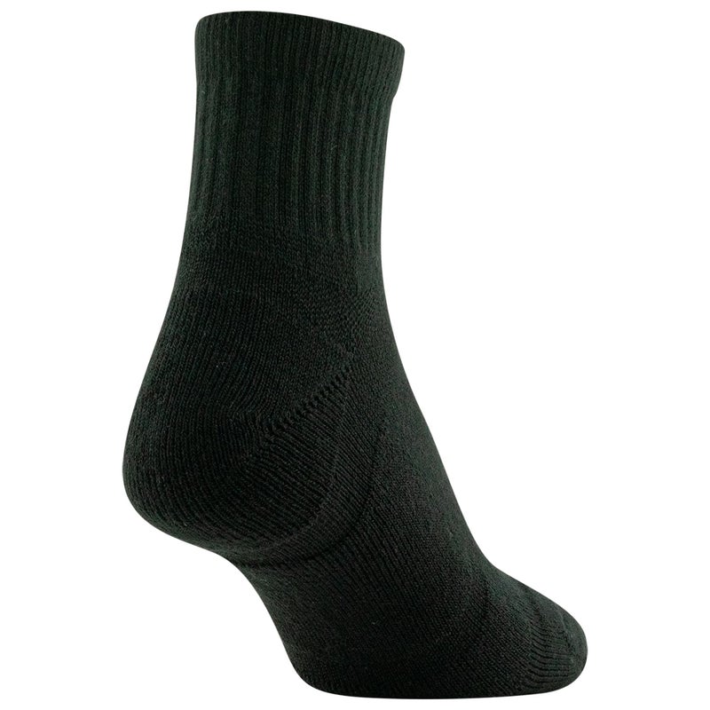 GOLDTOE Women's FIT TEC Cushion Quarter Socks, 6-Pairs, Black, Shoe Size: 6-9 - Image 4