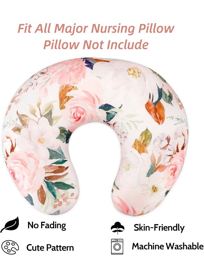 DILIMI Floral Nursing Pillow Cover - Image 4