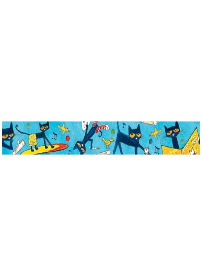 Edupress Pete The Cat Straight Border Trim (EP60325) - Image 1