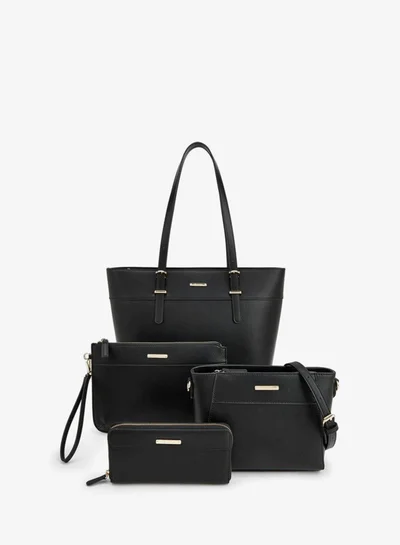 Celeste 4-Piece Tote Bag Set With Solid Design
