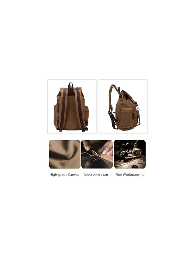 FANDARE Soperwillton Women Backpack Purse Multipurpose Design Handbags Shoulder Bag PU Leather Travel bag Backpack Set 2pcs - Image 4