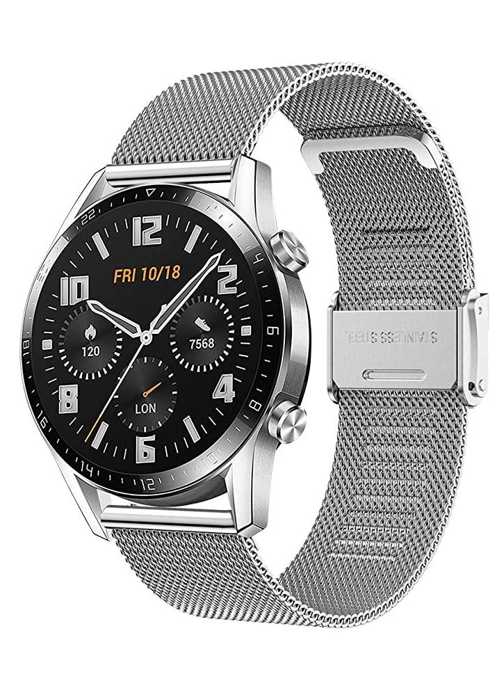 22mm Stainless Steel Band Quick Release Pins For Amazfit GTR4-GTR3-GTR2  Silver - Image 2